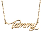 Tammy Custom Name Necklace Customized Pendant Choker Personalized Jewelry Gift for Women Girls Friend Christmas Present