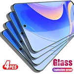 4PCS Full Tempered Glass For Huawei Nova Y90 Y 90 Glass 9H Screen Protector Explosion-proof HD Film Cover Hauwei Huawey Nova Y90