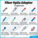 1pc Fiber Optic Adapter APC/UPC FC/LC/SC/ST Male/Female to UPC LC/SC/FC/ST Female Hybrid Connector Adapter Single-mode Converter