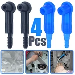 1/2/4Pcs Mixed Car Brake Fluid Oil Exchange Pump Empty Drained Oil Bleeder Blue Fluid oil Connector Auto Oil Filling Accessoires