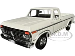 1977 Ford F-150 Custom Pickup Truck White "Timeless Legends" Series 1/24 Diecast Model Car by Motormax