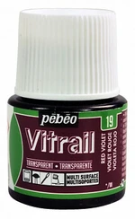 Barva na sklo Vitrail 45ml – 19 červeno-fialová