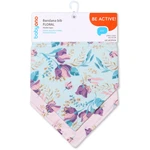 BabyOno Be Active Bandana Bib bryndák pro děti od narození Floral 2 ks