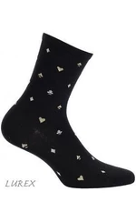 Wola Miyabi W84.142 dámské ponožky Univerzální navy/lurex