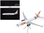 Boeing 737 MAX 8 Commercial Aircraft "Gol Linhas Aereas Inteligentes" White with Orange Tail "Gemini 200" Series 1/200 Diecast Model Airplane by Gemi