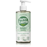 Happy Earth 100% Natural Bath & Wash Gel for Baby & Kids sprchový gél 300 ml