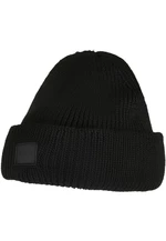 Knitted wool hat black