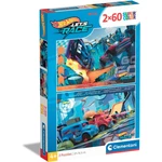 Clementoni 24816 - Puzzle 2x60 Hot Wheels