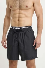 Plavkové šortky Moschino Underwear čierna farba, 241V3A42459301