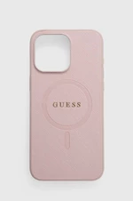 Puzdro na mobil Guess iPhone 15 Pro Max 6.7" ružová farba