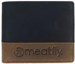 Meatfly Pánská kožená peněženka Eddie Premium Black/Oak