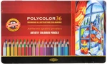 KOH-I-NOOR Ensemble de crayons de couleur Mélange 36 pièces