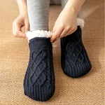 Thermal Non Slip Socks Mens Winter Warm Short Cotton Thickened Home Sleeping Soft Grip Fuzzy Floor Sock Fluffy Male 2023 New