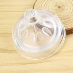 Infant Silicone Pacifier Non-Toxic Safe Baby Teats Nipples Transparent Soft Simple Baby Feeding Tool