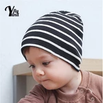 Yundfly Soft Skin-friendly Knitted Cotton Toddler Hat Fashion Children Hip Hop Bonnet Newborn Caps Hair Accessories Holiday Gift