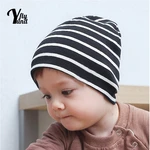 Yundfly Soft Skin-friendly Knitted Cotton Toddler Hat Fashion Children Hip Hop Bonnet Newborn Caps Hair Accessories Holiday Gift