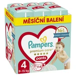 PAMPERS  Premium Care vel. 4 plenkové kalhotky 9-15 kg 114 ks