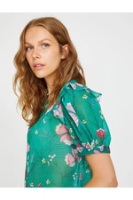 Koton Blouse - Green - Regular fit