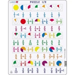 Puzzle Počítání - zlomky 35 dílků