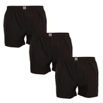 Horsefeathers 3PACK pánské trenky Manny black (AM165A) M