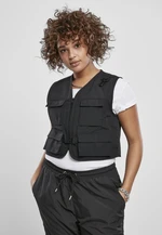 Women's Short Tactical Vest Black