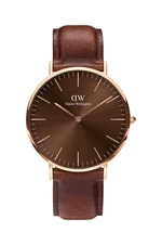 Hodinky Daniel Wellington pánsky, hnedá farba