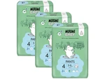 Muumi Baby Pants 4 Maxi 7-11 kg, mesačné balenie nohavičkových eko plienok Muumi Baby Pants 4 Maxi 7-11 kg, mesačné balenie nohavičkových eko plienok