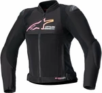 Alpinestars Stella SMX Air Jacket Black/Yellow/Pink 2XL Textilní bunda