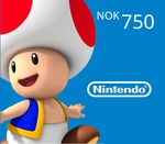 Nintendo eShop Prepaid Card 750 NOK NO Key