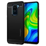 Tok Spigen Rugged Armor Xiaomi Redmi Note 9, fekete