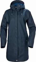 Helly Hansen Women's Moss Raincoat Navy XL Outdorová bunda