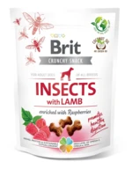 Brit Crunchy Snack Insects with Lamb enriched with Raspberries - 200g Brit Crunchy Snack Insects with Lamb enriched with Raspberries - 200g