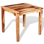 Dining Table Solid Sheesham Wood 32.3"x31.5"x30"