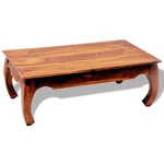 Coffee Table 15.7" Solid Sheesham Wood