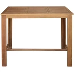 Bar Table Solid Acacia Wood 47.2“x23.6”x41.3"