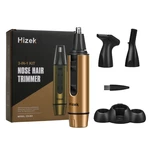 Hizek 3 in 1 Ear Nose Hair Trimmer Professional Painless Waterproof Eyebrow Trimmer Facial Hair Remover
