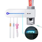 Meco Multi-Toothbrush Sterilizer UV Sterilizer Toothbrush Holder Cleaner & Automatic Toothpaste Dispenser