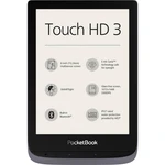 PocketBook Touch HD 3 metallic grey eBook čítačka 15.2 cm (6 palca) sivá (metalíza)