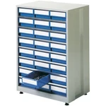 Treston 2440-6 skladová skriňa   (š x v x h) 605 x 870 x 410 mm svetlo sivá, modrá 1 ks