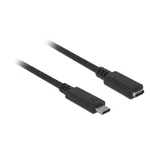Delock #####USB-Kabel #####USB 3.2 Gen1 (USB 3.0 / USB 3.1 Gen1) #####USB-C™ Stecker, #####USB-C™ Buchse  1.50 m čierna