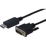 Digitus DisplayPort / DVI káblový adaptér #####DisplayPort Stecker, #####DVI-D 24+1pol. Stecker 5.00 m čierna  možno skr