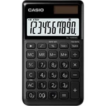 Casio SL-1000SC-BK vrecková kalkulačka čierna Displej (počet miest): 10 solárny pohon, na batérie (š x v x h) 71 x 9 x 1