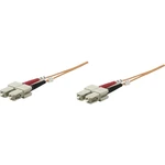 Intellinet 515818 optické vlákno LWL prepojovací kábel [1x zástrčka SC - 1x zástrčka SC] 62,5/125 µ Multimode OM1 1.00 m