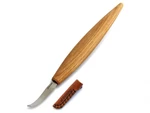 Lžičkový nůž BeaverCraft SK4S - Open Curve Spoon Knife with Leather Sheath