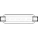 Matice napínáku TOOLCRAFT 136590, N/A, M6, ocel, 1 ks