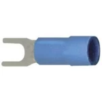 Vidlicové kabelové oko Vogt Verbindungstechnik 3635c, 1.50 mm², 2.50 mm², průměr otvoru 4.3 mm, částečná izolace, modrá, 1 ks