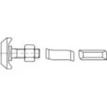 Šroub s T hlavou 1070227, N/A, M12, 40 mm, nerezová ocel, 25 ks