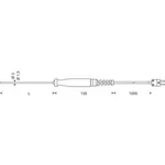 Teplotní čidlo Greisinger GTF 1200, typ K, -200 až +1150 °C, 100940, kalibrováno dle ISO