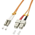 Optické vlákno kabel LINDY 46993 [1x zástrčka LC - 1x zástrčka SC], 5.00 m, oranžová