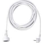 Prodlužovací kabel s ochrannou úhlovou zástrčkou Bachmann Electric, 10 m, bílá